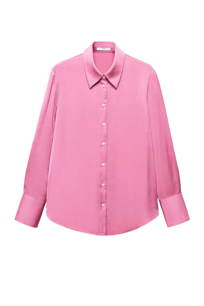 Блузка IDEALE атласная|Основной цвет:Розовый|Артикул:67034044 | Фото 1