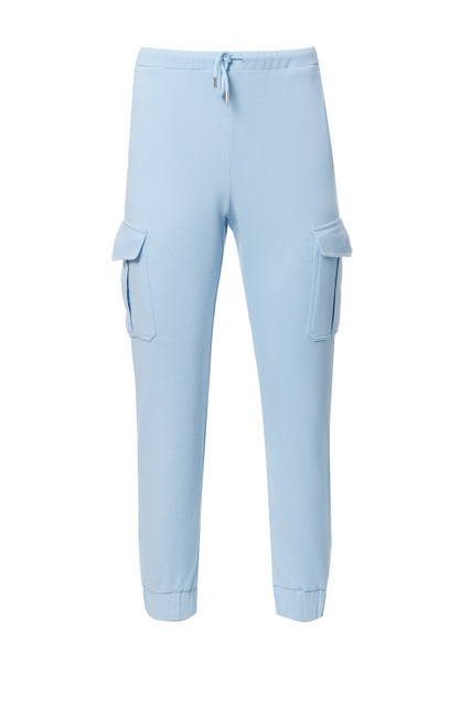 Брюки DARSENA с карманами на штанинах|Основной цвет:Голубой|Артикул:77819222 | Фото 1