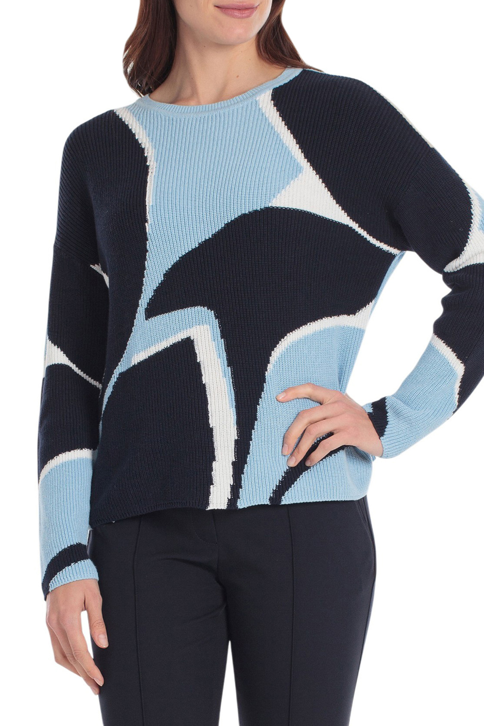 Женский Gerry Weber Джемпер с принтом (цвет ), артикул N66032 | Фото 4