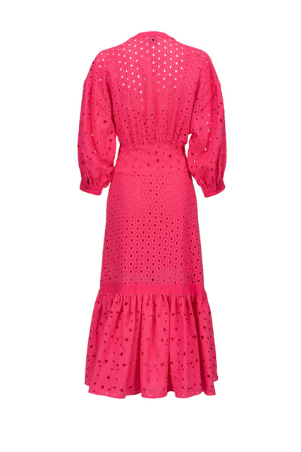 Платье с ажурной вышивкой|Основной цвет:Розовый|Артикул:1G175FY7RQ | Фото 2