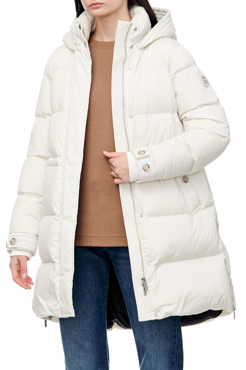 Женский Woolrich Стеганое пальто ALSEA на подкладке из утиного пуха (цвет ), артикул CFWWOU0697FRUT1148 | Фото 5