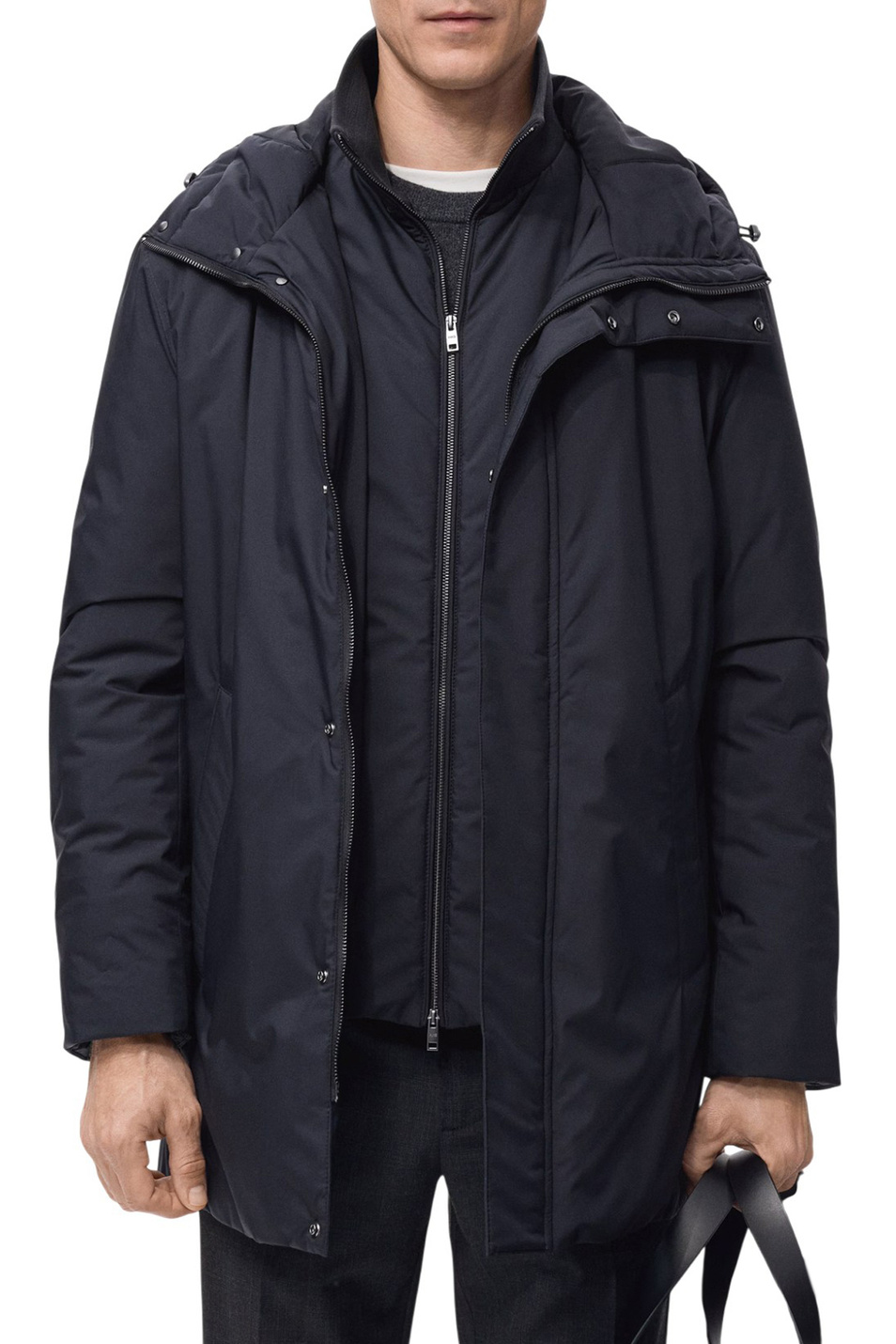 Мужской Mango Man Парка BEN с капюшоном (цвет ), артикул 27091171 | Фото 3