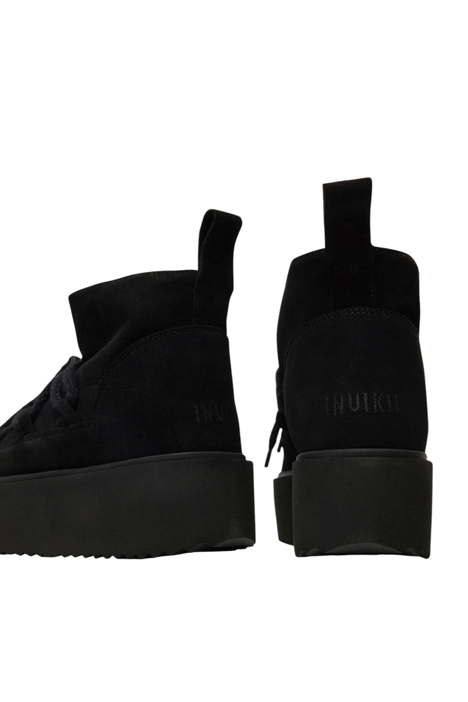 Женский Inuikii Ботинки CLASSIC LOW PLATFORM из натуральной замши (цвет ), артикул 75204-004 | Фото 6