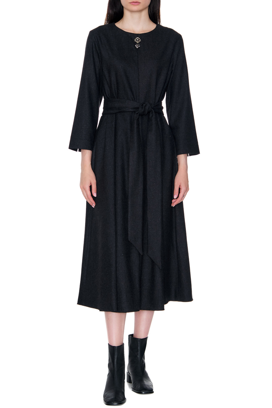 Женский Max Mara Платье LAGUNA из смесовой шерсти (цвет ), артикул 92260723 | Фото 3