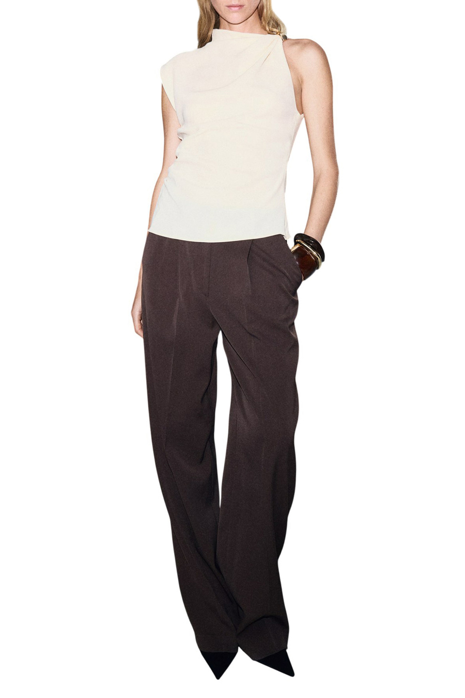 Женский Mango Блузка JOIA с металлической деталью (цвет ), артикул 17059114 | Фото 2