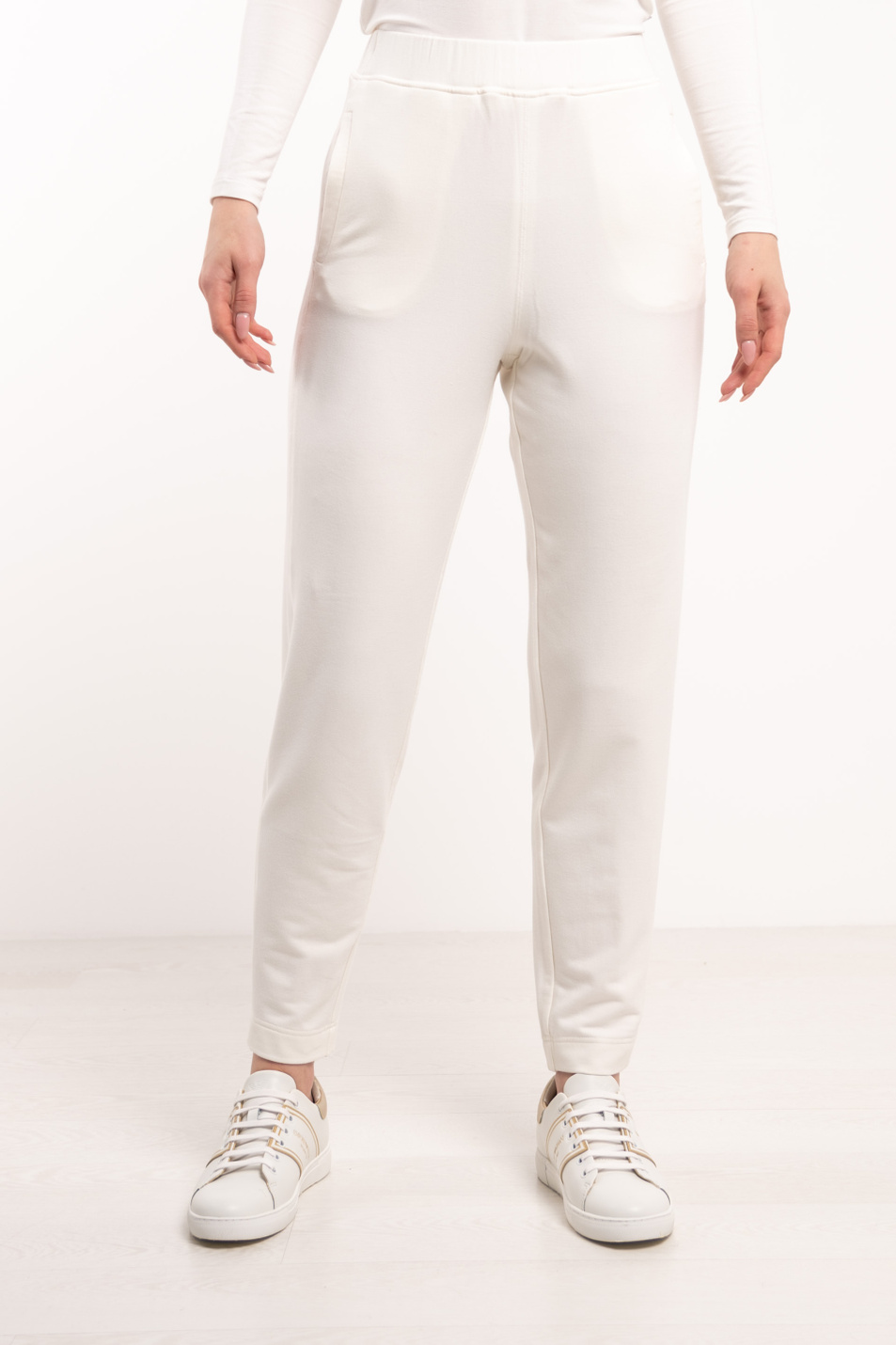 Женский Max Mara Брюки OTTANTA из эластичной вискозы (цвет ), артикул 37861006 | Фото 4