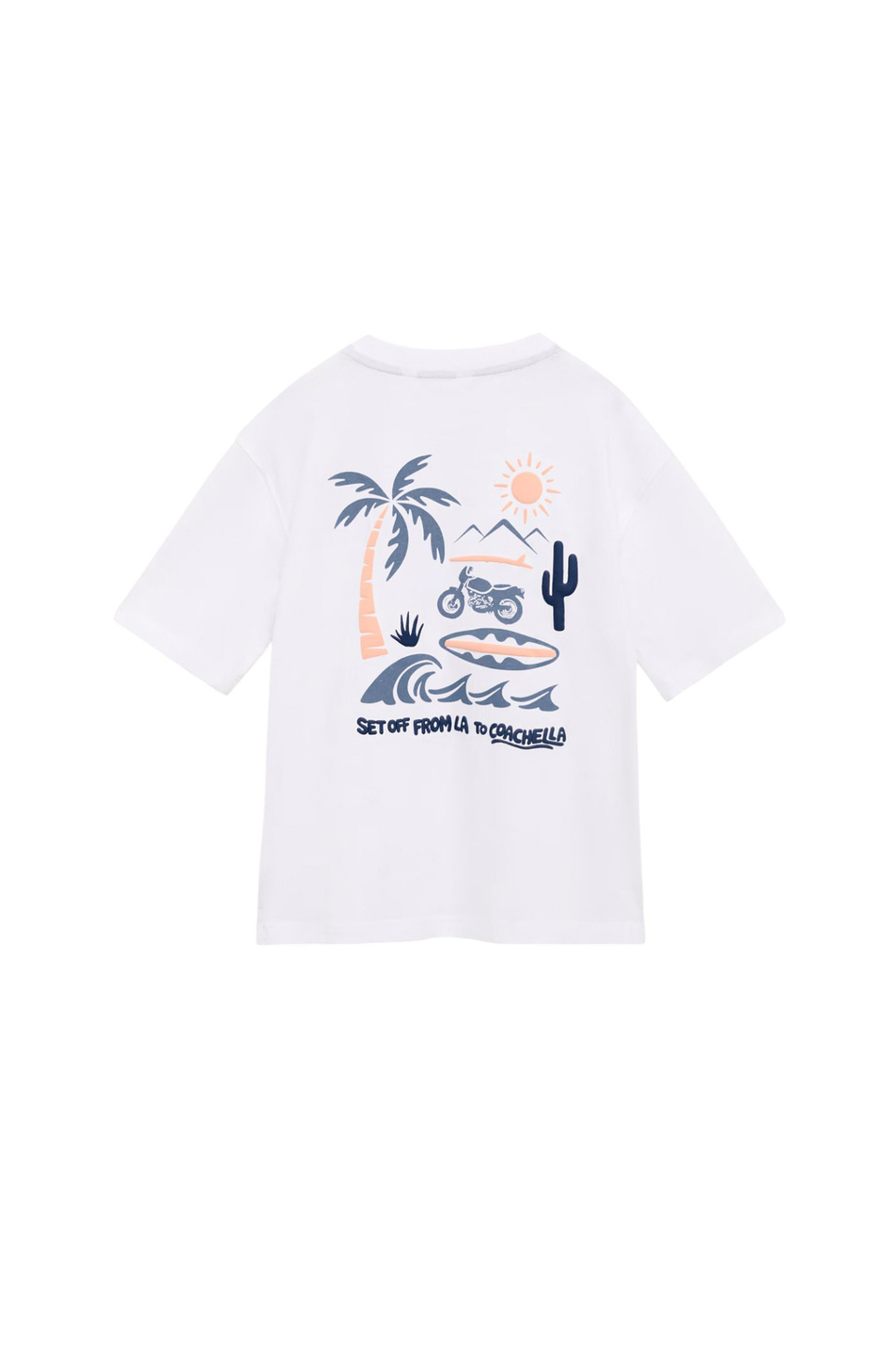 Мальчикам Mango Kids Футболка COACH из хлопка с принтом и вышивкой (цвет ), артикул 87028272 | Фото 2