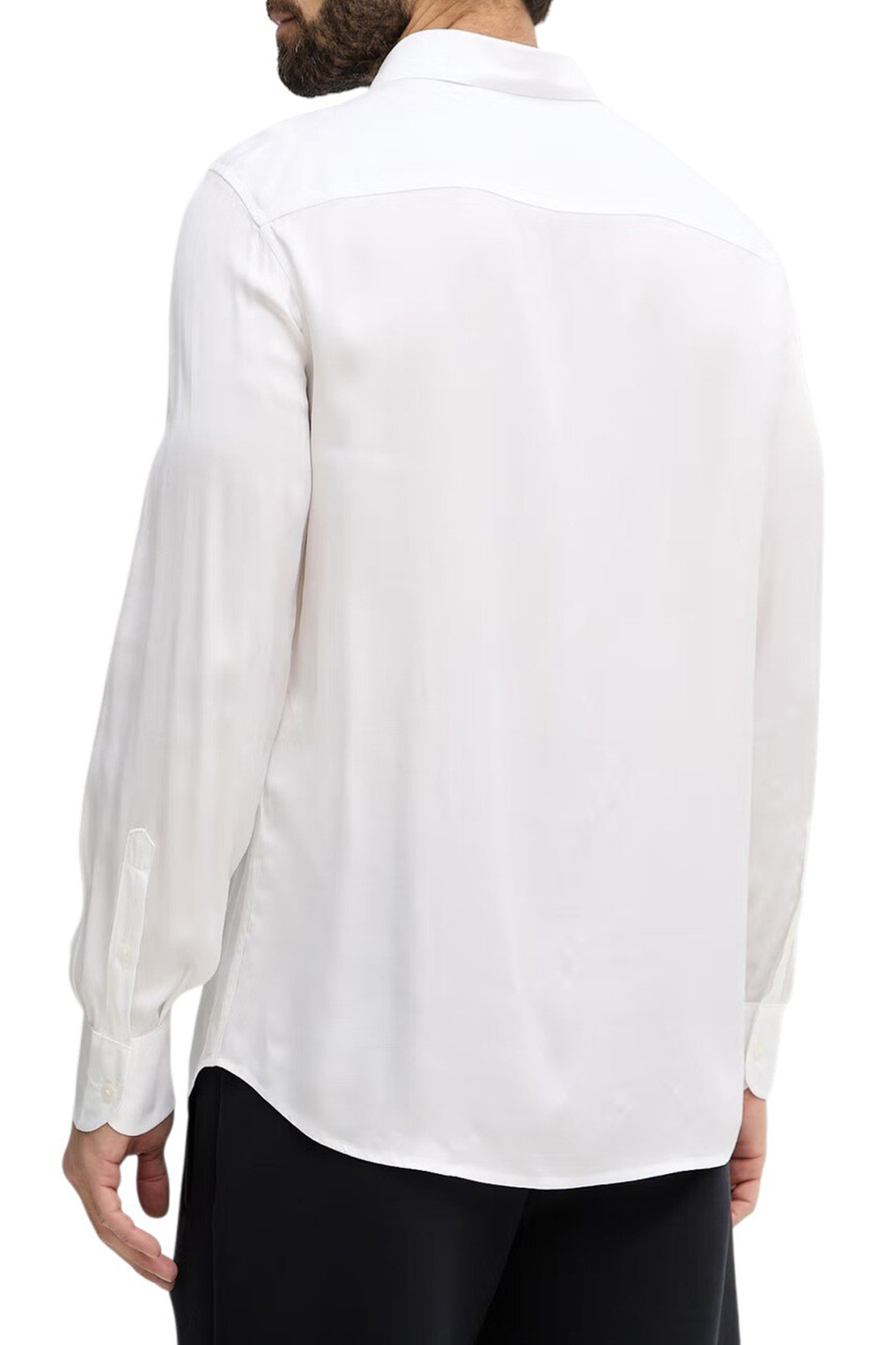 Мужской Emporio Armani Рубашка из вискозы (цвет ), артикул EM001537-AF13285 | Фото 4