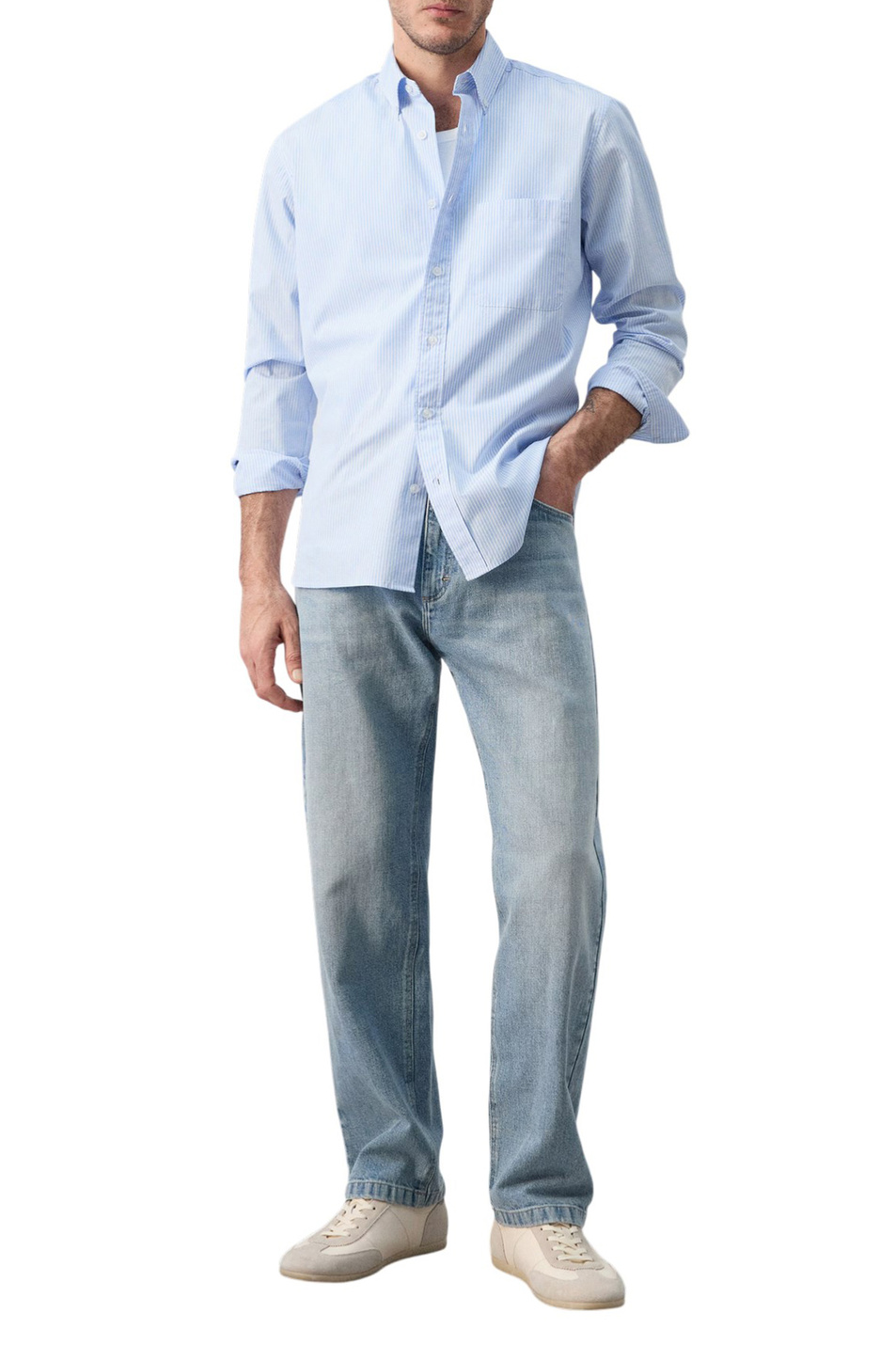 Мужской Mango Man Рубашка CANDELA из хлопка (цвет ), артикул 27055945 | Фото 2