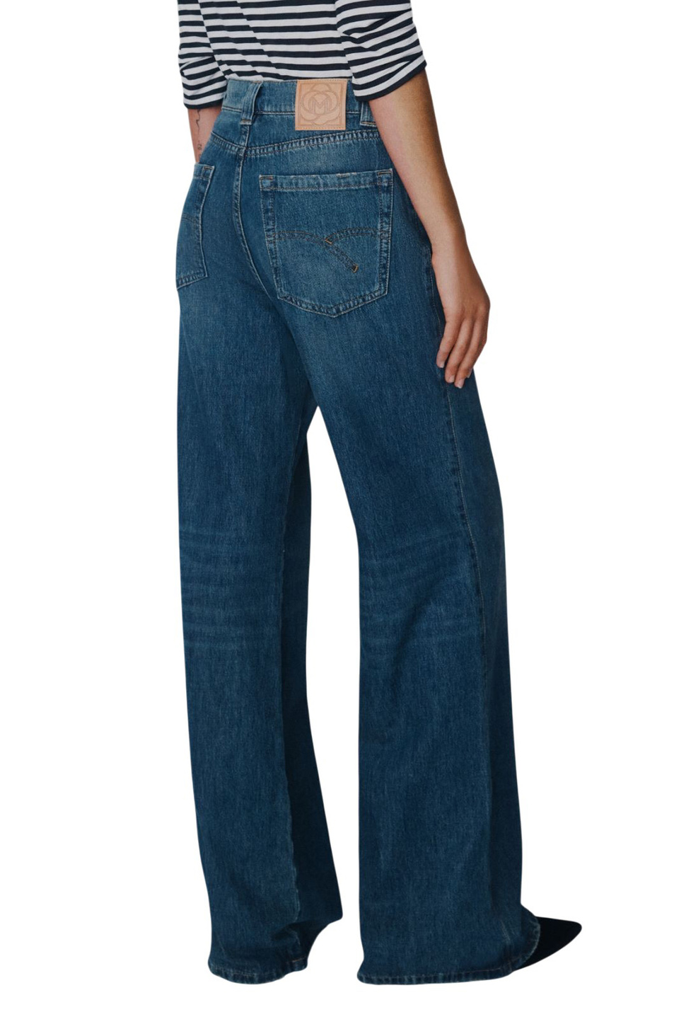 Женский MARELLA Джинсы MLSWLEG из хлопка (цвет ), артикул 2613181014 | Фото 4