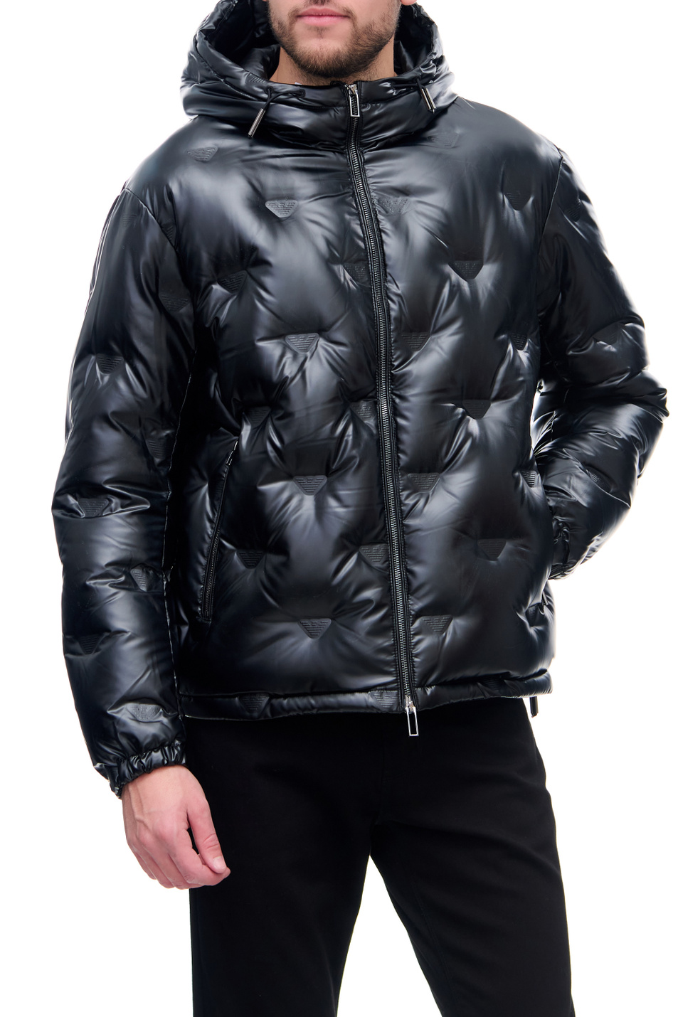 Мужской Emporio Armani Куртка на молнии с монограммой (цвет ), артикул 6K1B93-1NYWZ | Фото 3