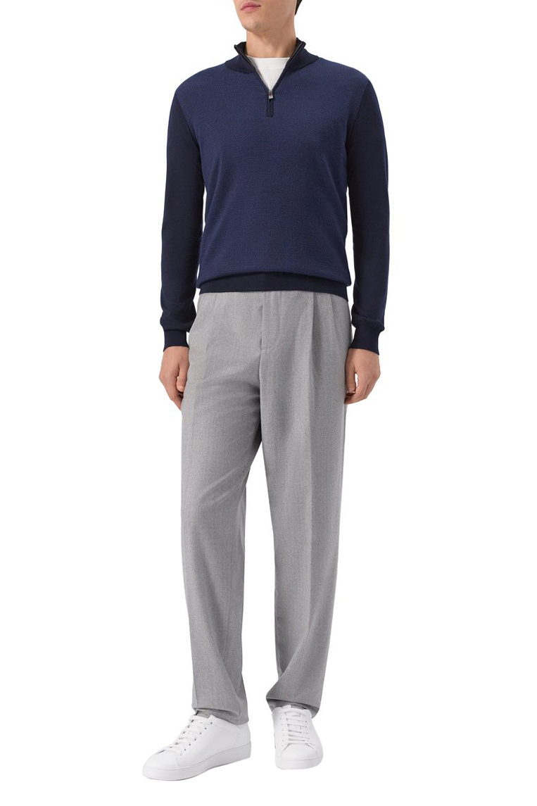 Мужской Corneliani Джемпер из шерсти (цвет ), артикул 26M50G-2625187 | Фото 2