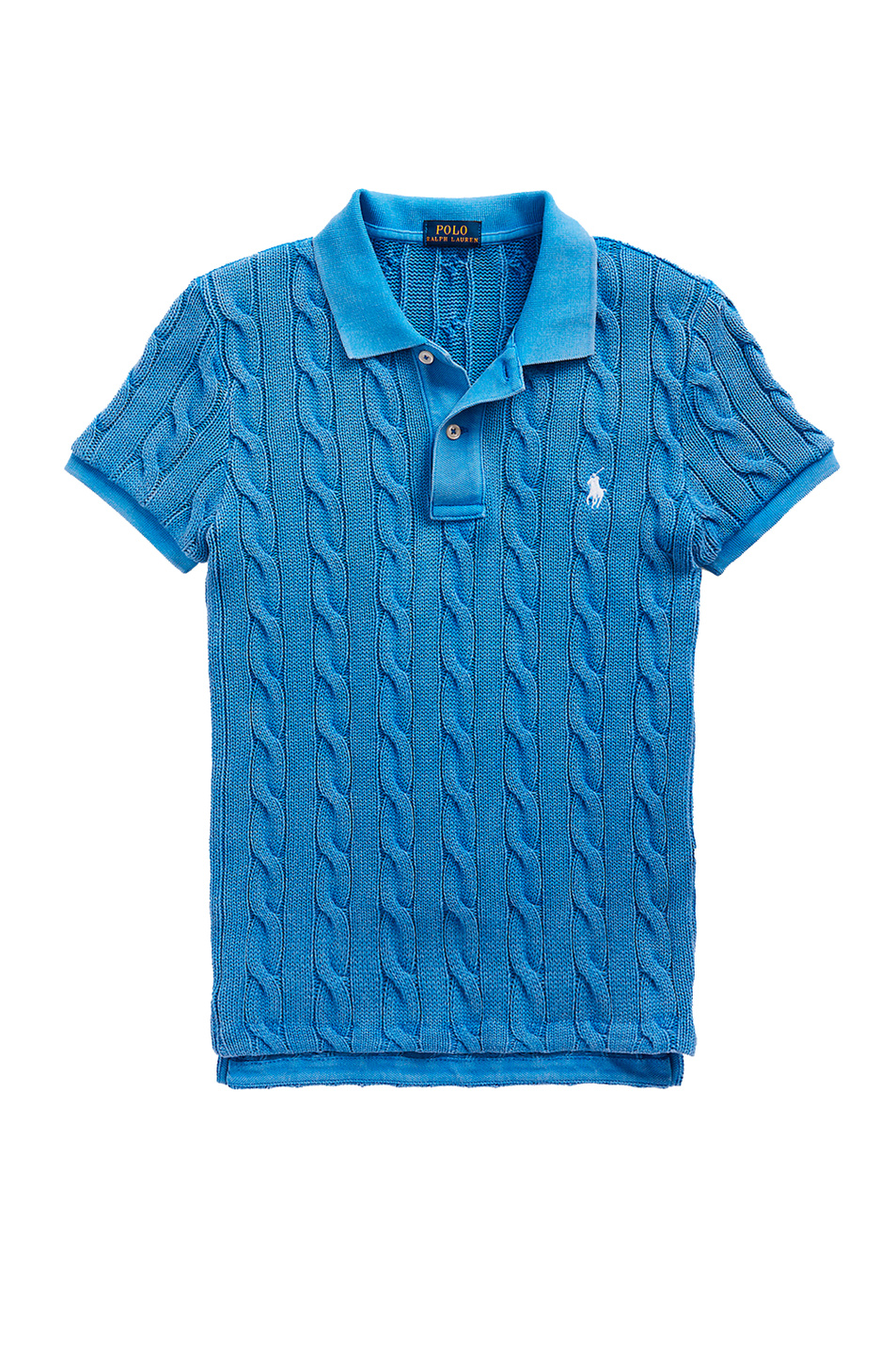 Polo Ralph Lauren Вязаная футболка поло из натурального хлопка (цвет ), артикул 211794596001 | Фото 1