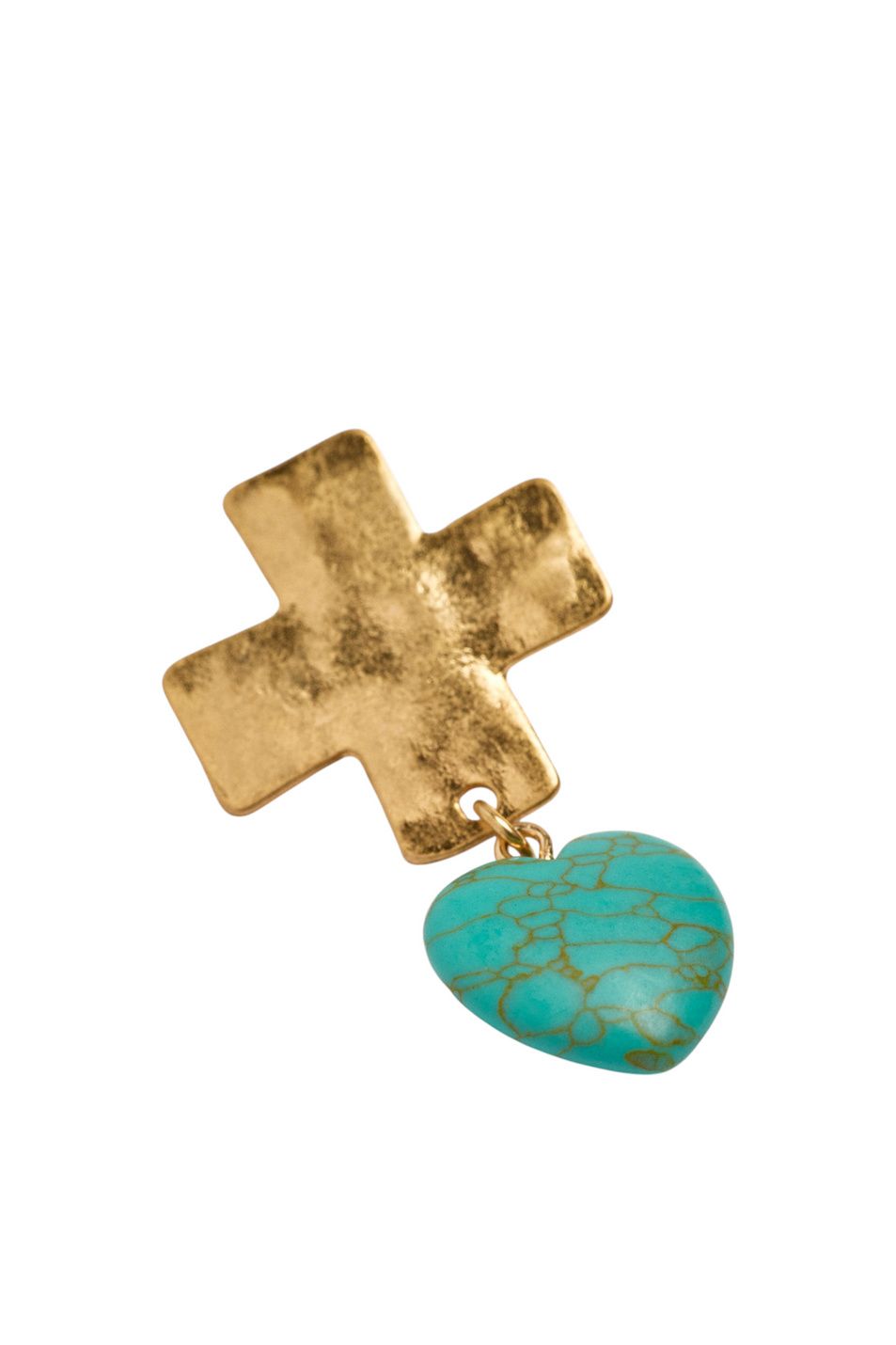Женский Parfois Серьги в форме креста с подвеской (цвет ), артикул 245611 | Фото 2