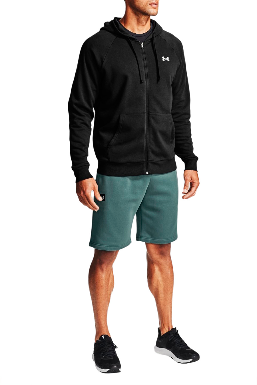 Мужской Under Armour Толстовка на молнии с логотипом (цвет ), артикул 1357106-001 | Фото 2
