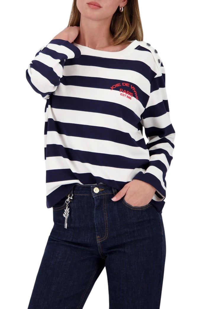 Женский Monari Джемпер в полоску (цвет ), артикул 410080 | Фото 3