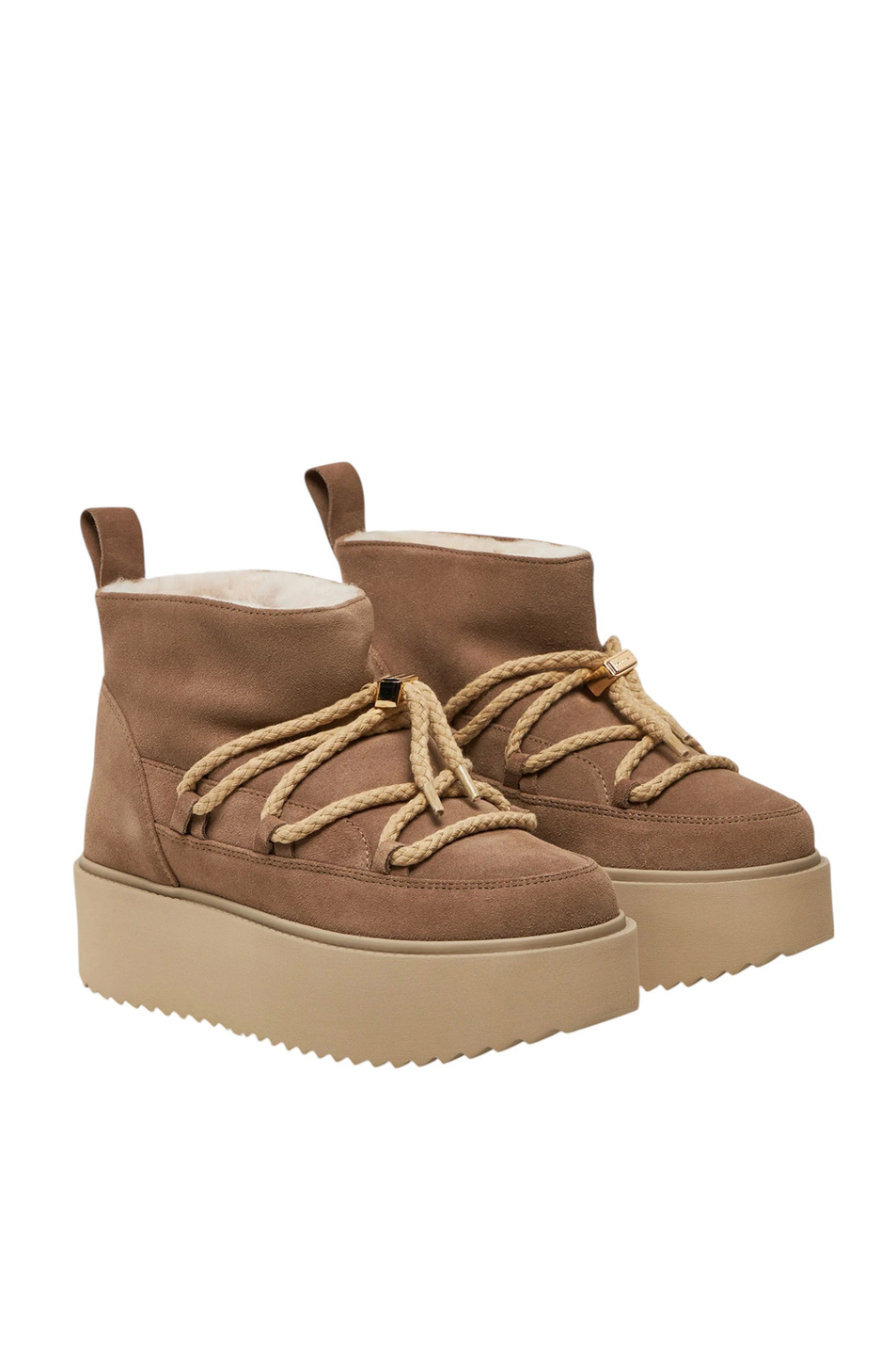 Женский Inuikii Ботинки CLASSIC LOW PLATFORM из натуральной замши (цвет ), артикул 75204-004 | Фото 2