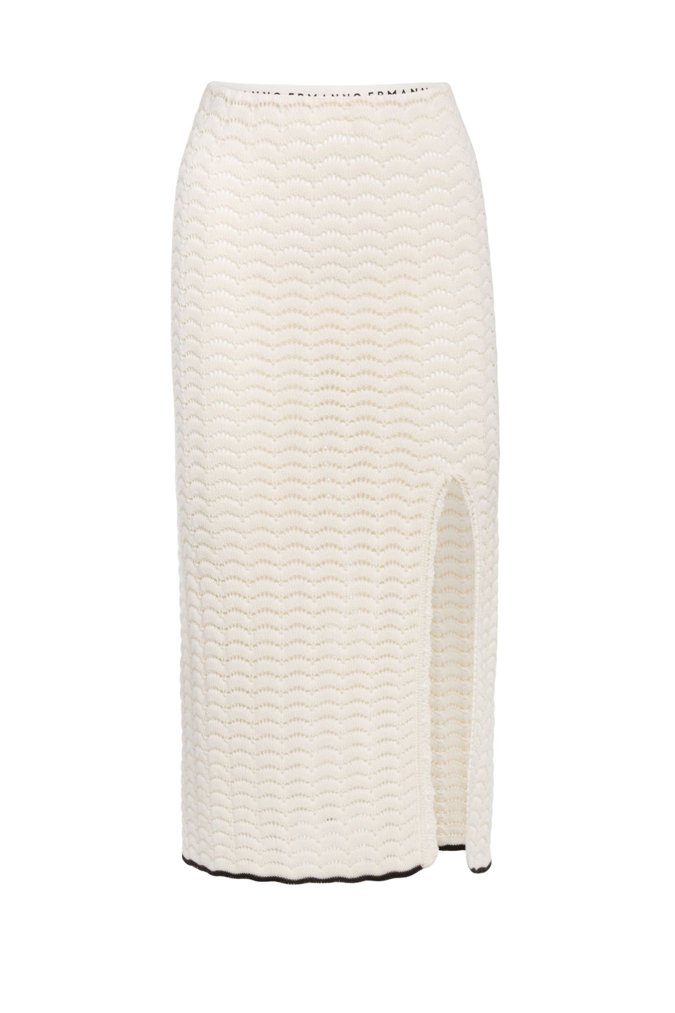 Ermanno Firenze Вязаная юбка с разрезом (цвет ), артикул D38ETGN18COT | Фото 1