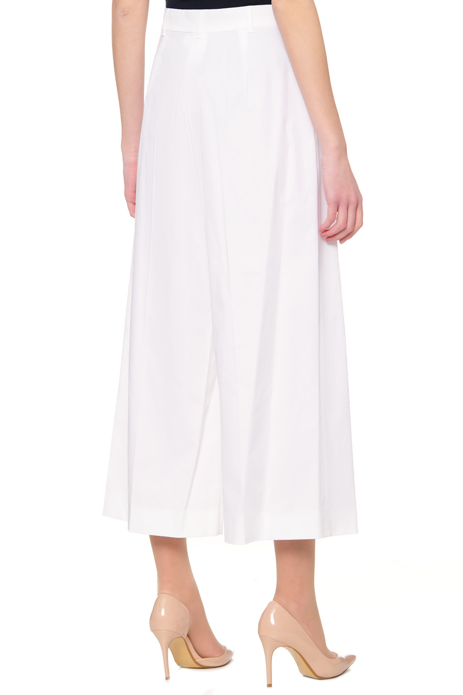 Женский Max Mara Брюки LERICI из эластичного хлопка (цвет ), артикул 61310721 | Фото 6