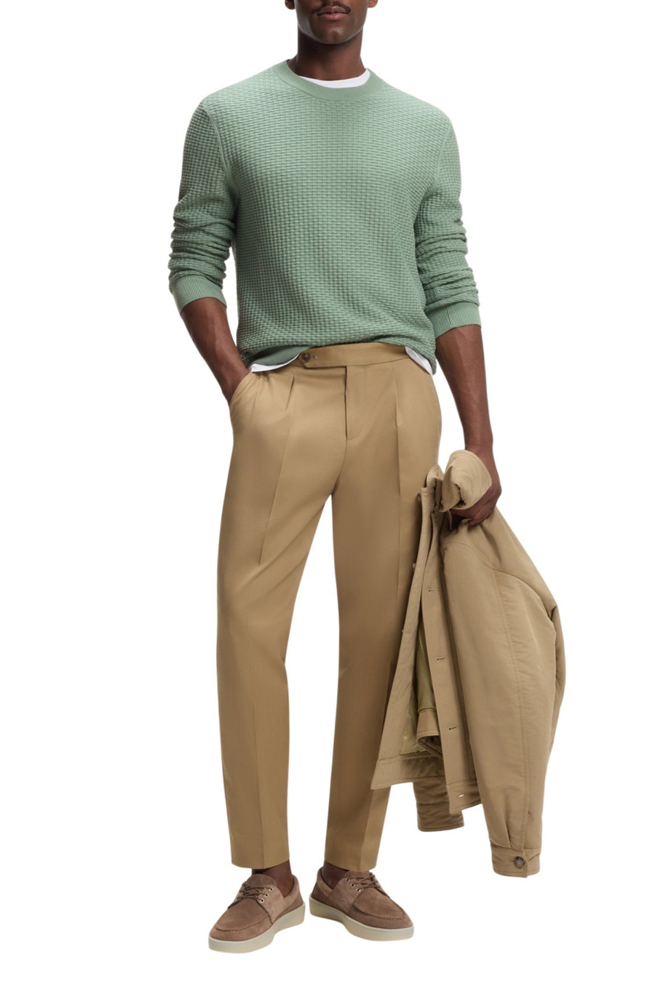 Мужской BOSS Джемпер Imberto из хлопка (цвет ), артикул 50545283 | Фото 2