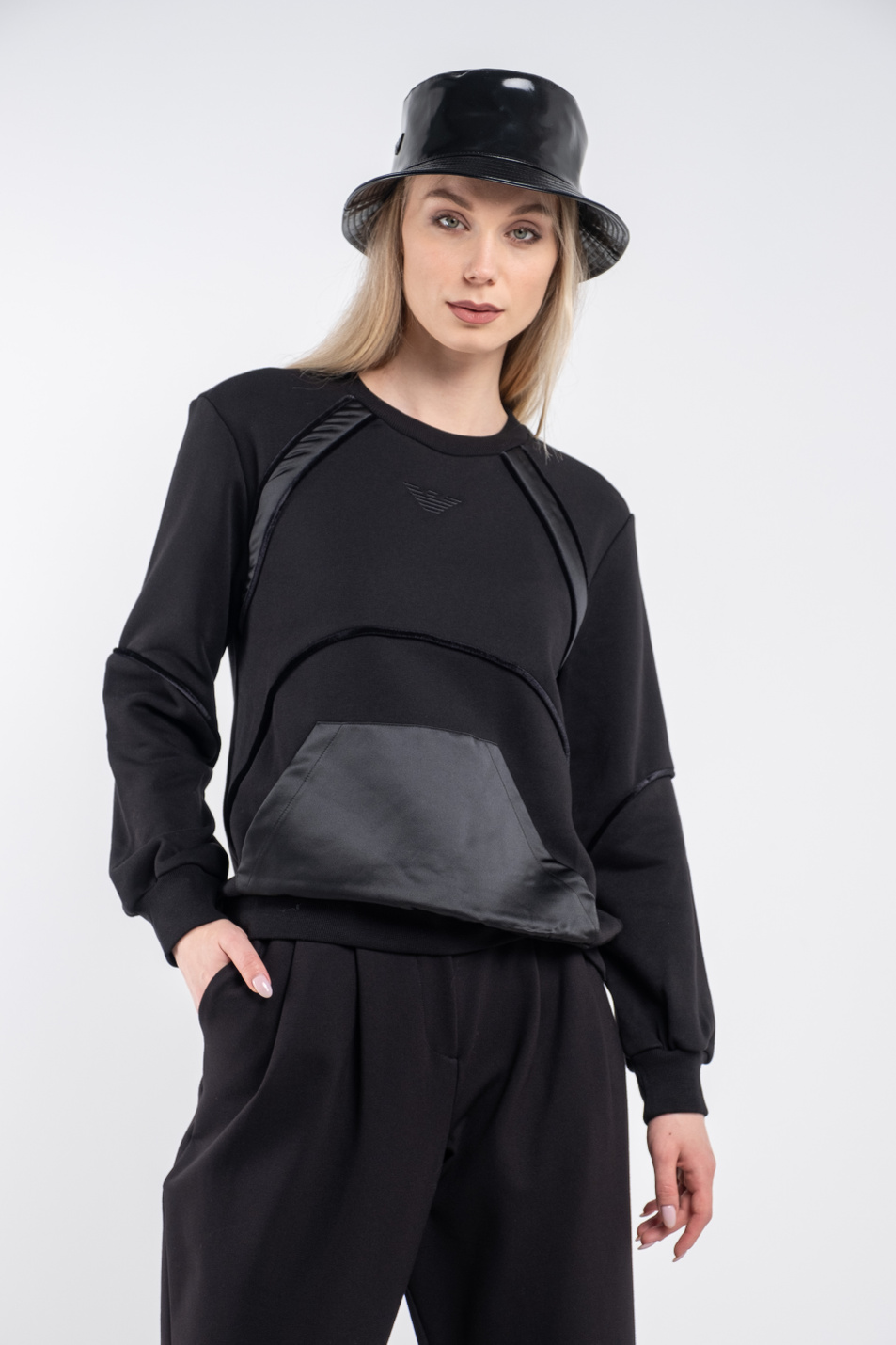 Женский Emporio Armani Свитшот из смесового хлопка (цвет ), артикул 6H2M7S-2JPDZ | Фото 1