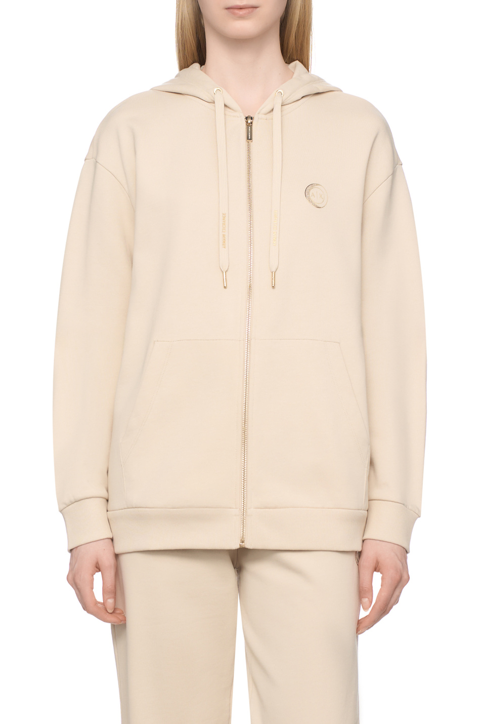 Женский Armani Exchange Толстовка из хлопка (цвет ), артикул XW000318-AF12217 | Фото 4