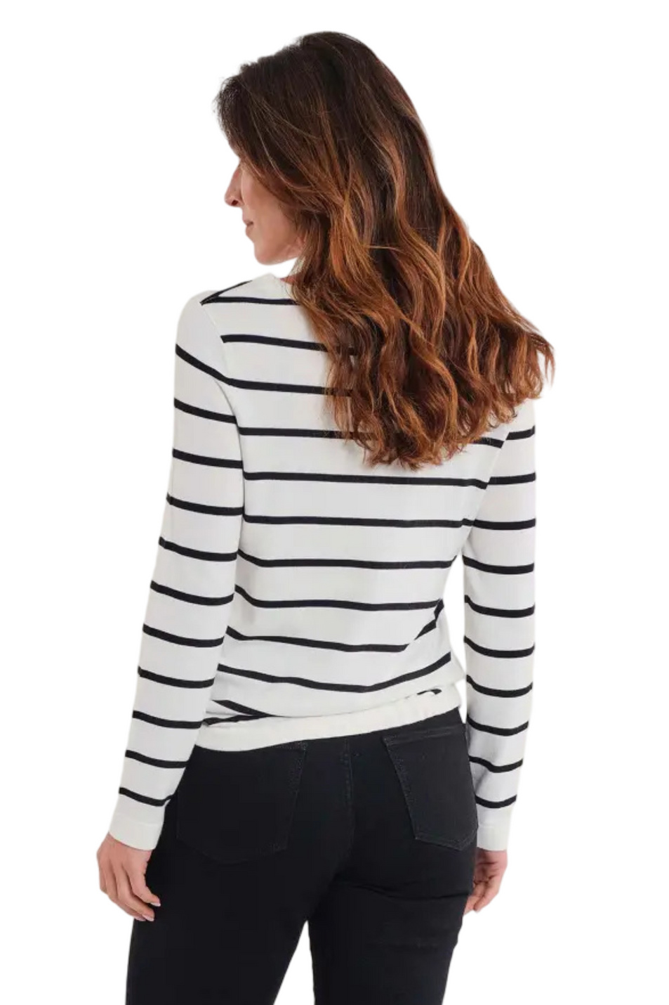 Женский Gerry Weber Джемпер в полоску (цвет ), артикул N76002 | Фото 5