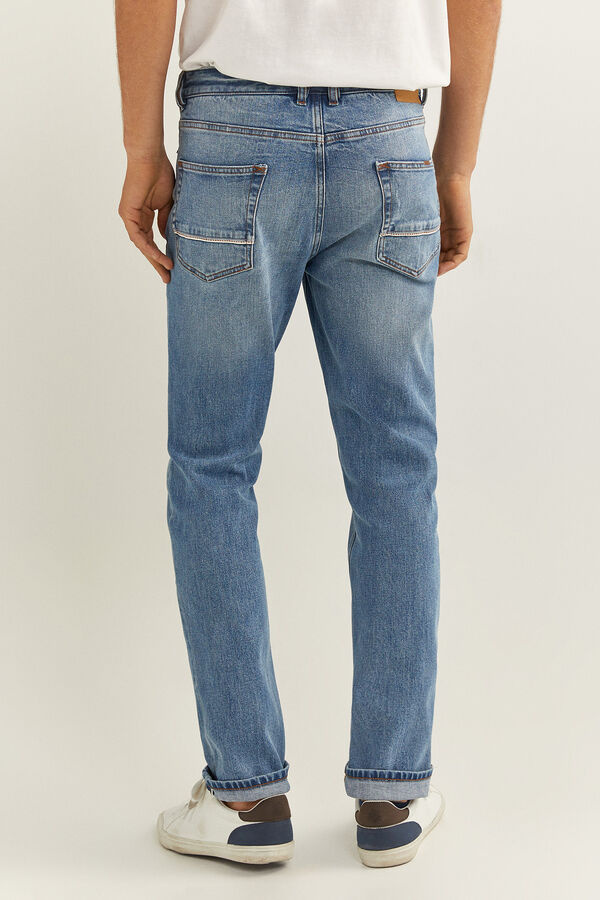Springfield Винтажные узкие джинсы из эластичного денима (цвет ), артикул 1759744 | Фото 3