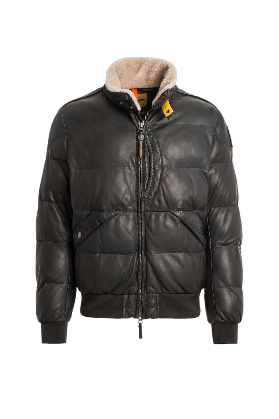 Parajumpers ❤ мужская куртка стеганая alf leather коричневый цвет