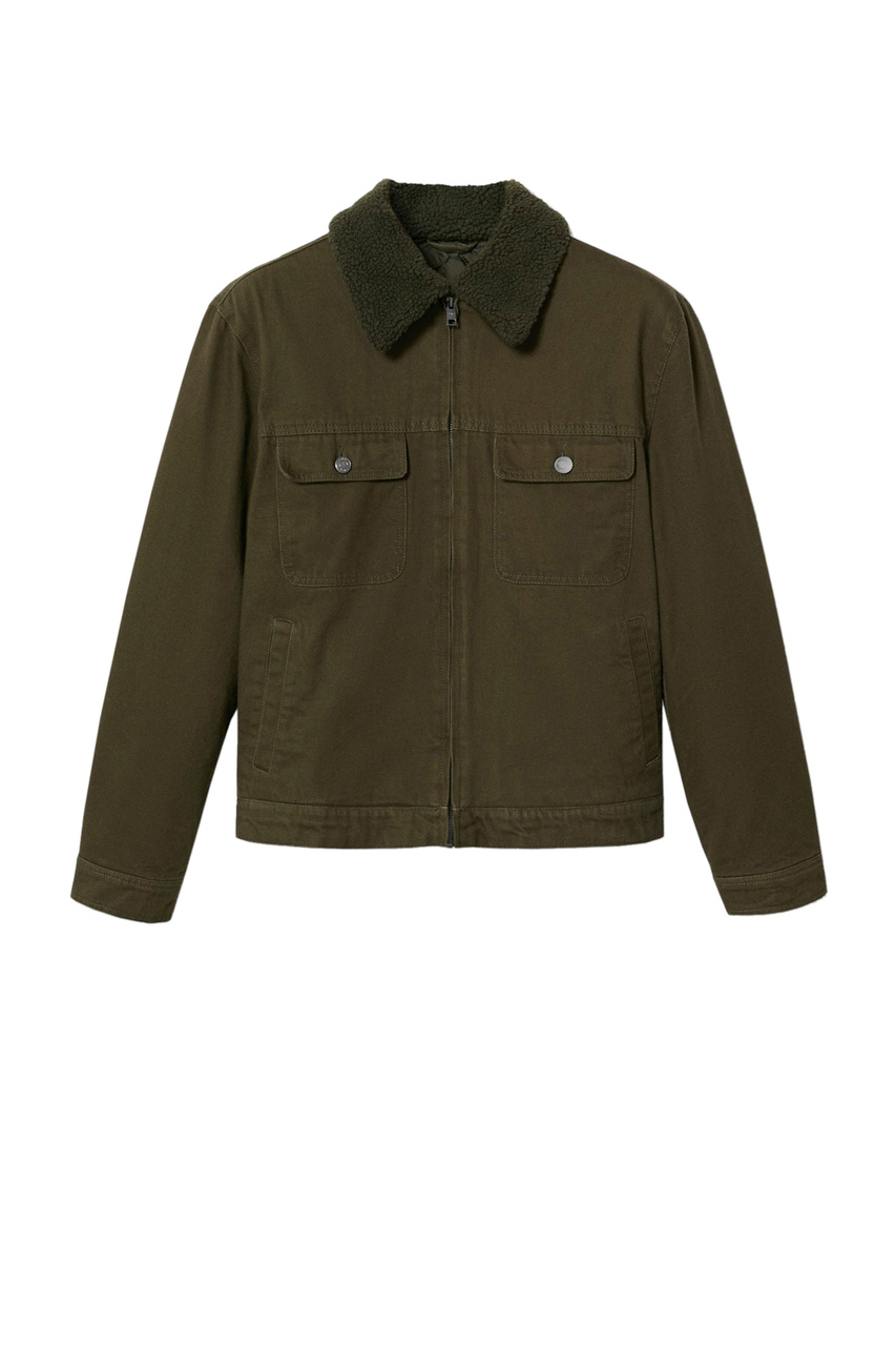 Джинсовая куртка ALPI|Основной цвет:Хаки|Артикул:37025909 | Фото 1