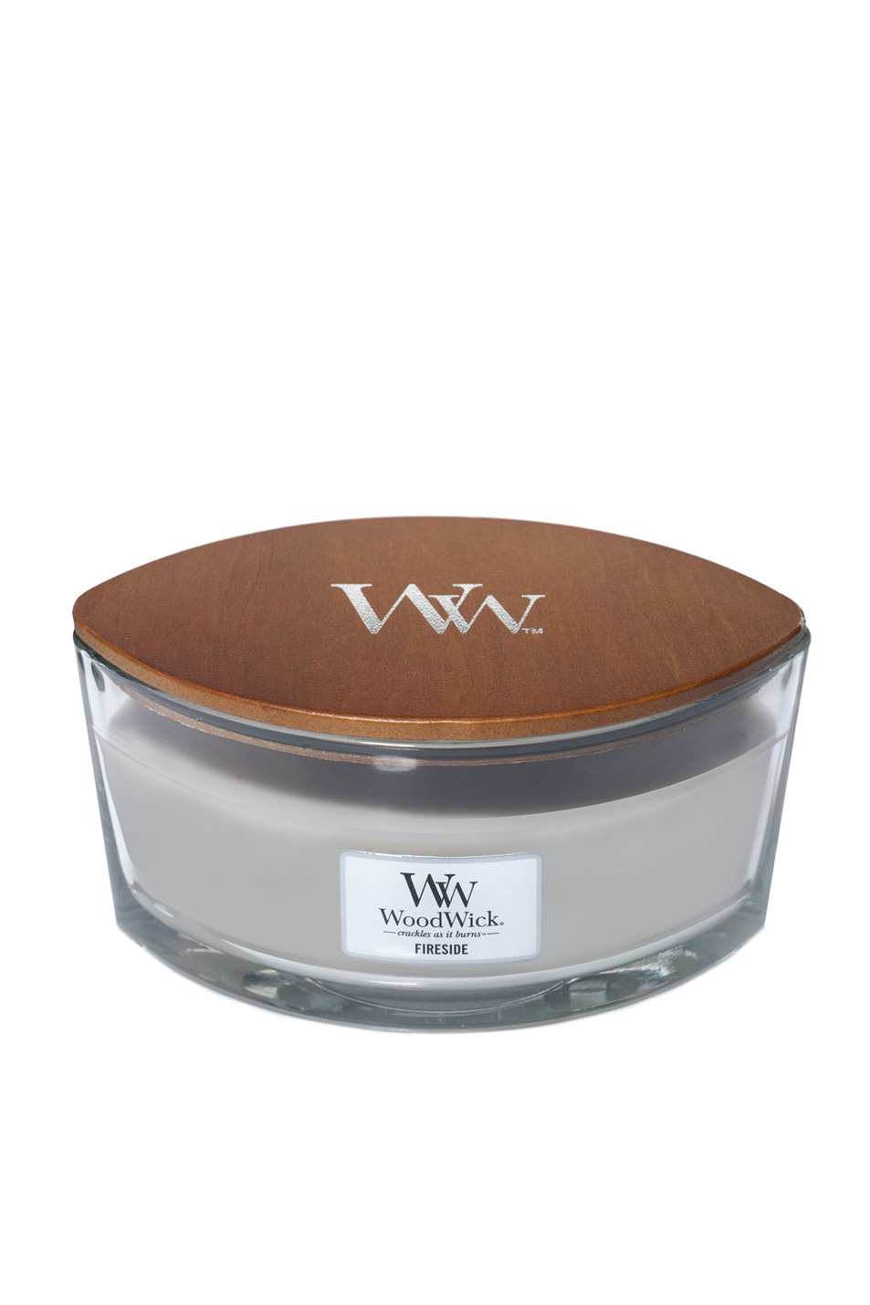 Не имеет пола Woodwick Свеча в форме эллипса "У камина" (цвет ), артикул 76106E | Фото 1