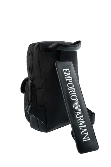 Рюкзак с внешним карманом|Основной цвет:Черный|Артикул:Y4O379-Y153V | Фото 2