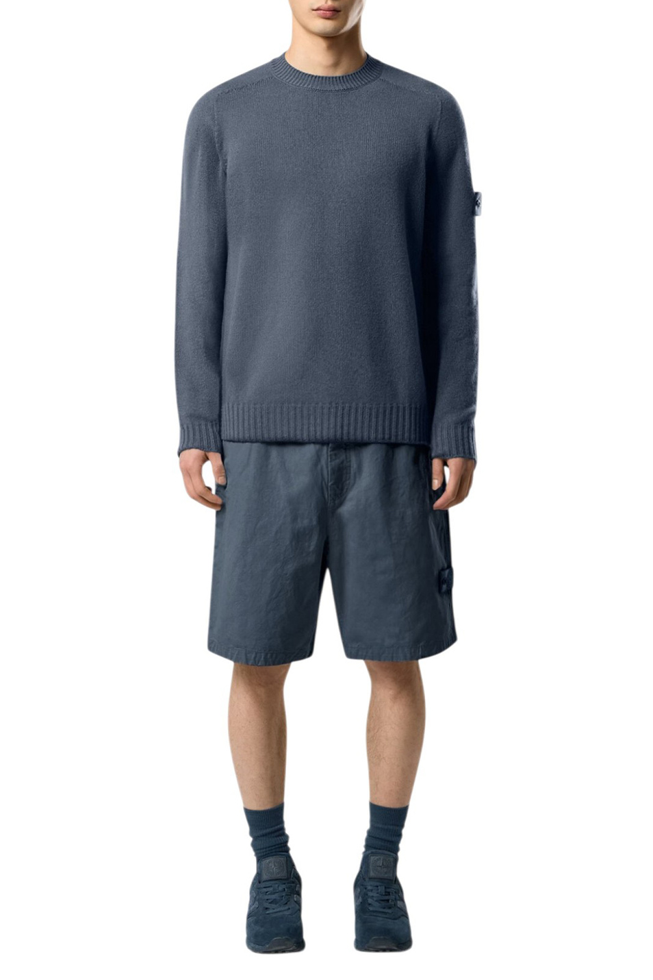 Мужской Stone Island Шорты из смесового хлопка (цвет ), артикул L1S15L100003-S0F36 | Фото 3