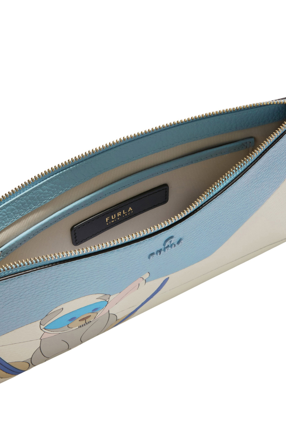 Женский Furla Клатч из натуральной кожи с рисунком (цвет ), артикул WE00451-BX4287 | Фото 3