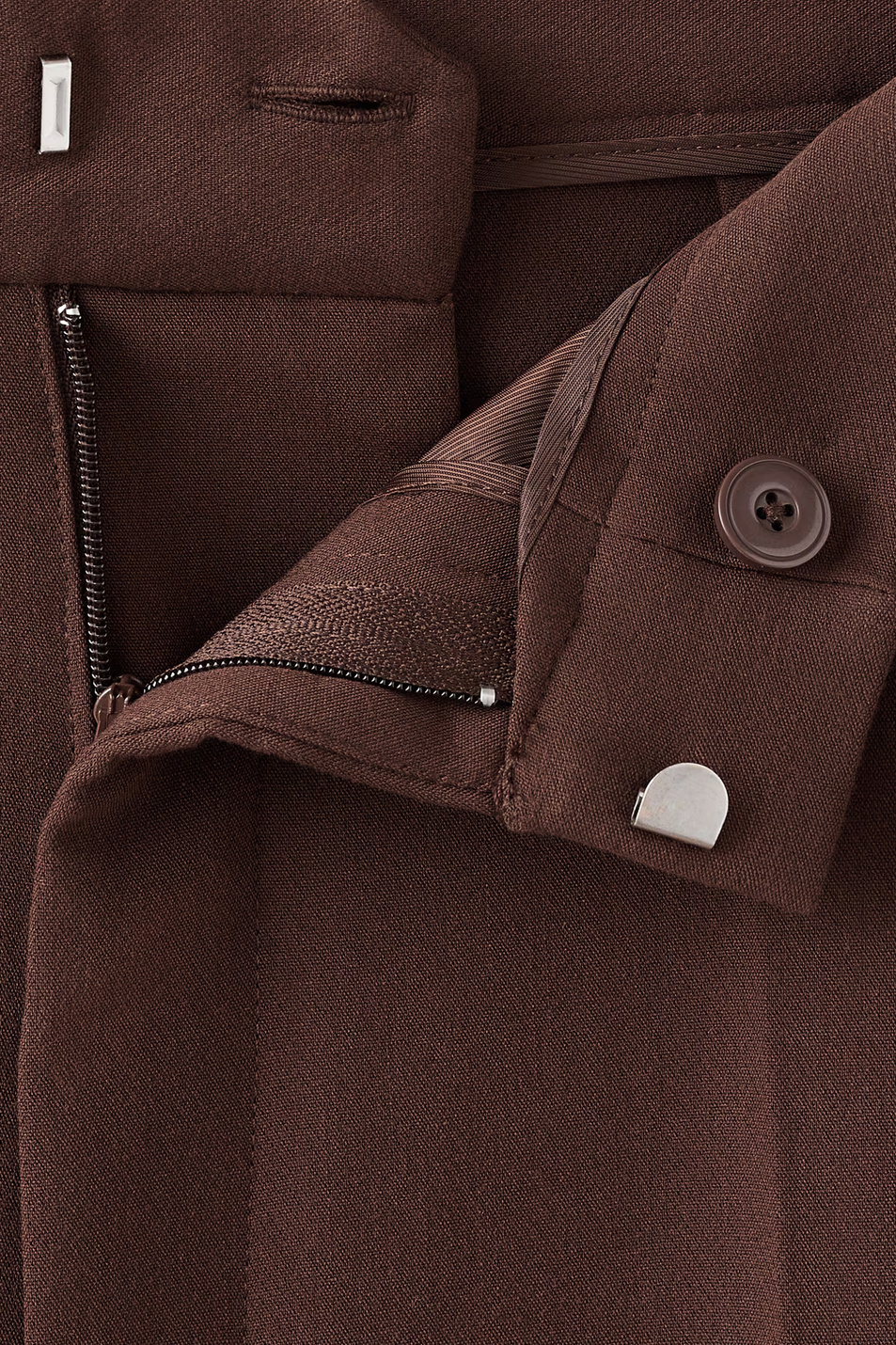 Брюки POL прямого кроя|Основной цвет:Коричневый Женский Mango Брюки POL прямого кроя (цвет ), артикул 17096743 | Фото 5