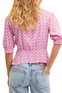 Mango Блуза BEADY с пышными рукавами и принтом (Розовый цвет), артикул 27017125 | Фото 3