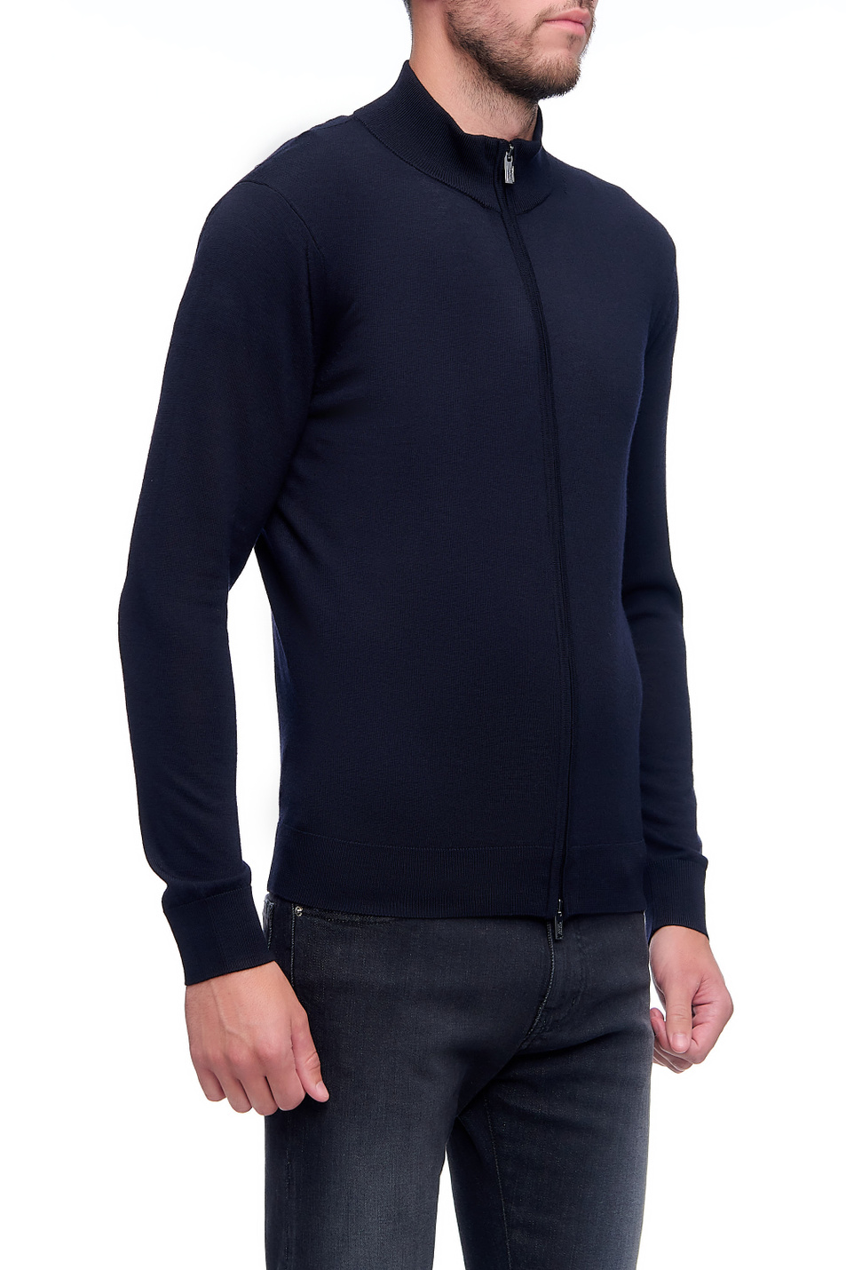 Мужской Emporio Armani Шерстяной кардиган на молнии (цвет ), артикул 8N1MUZ-1MJXZ | Фото 4