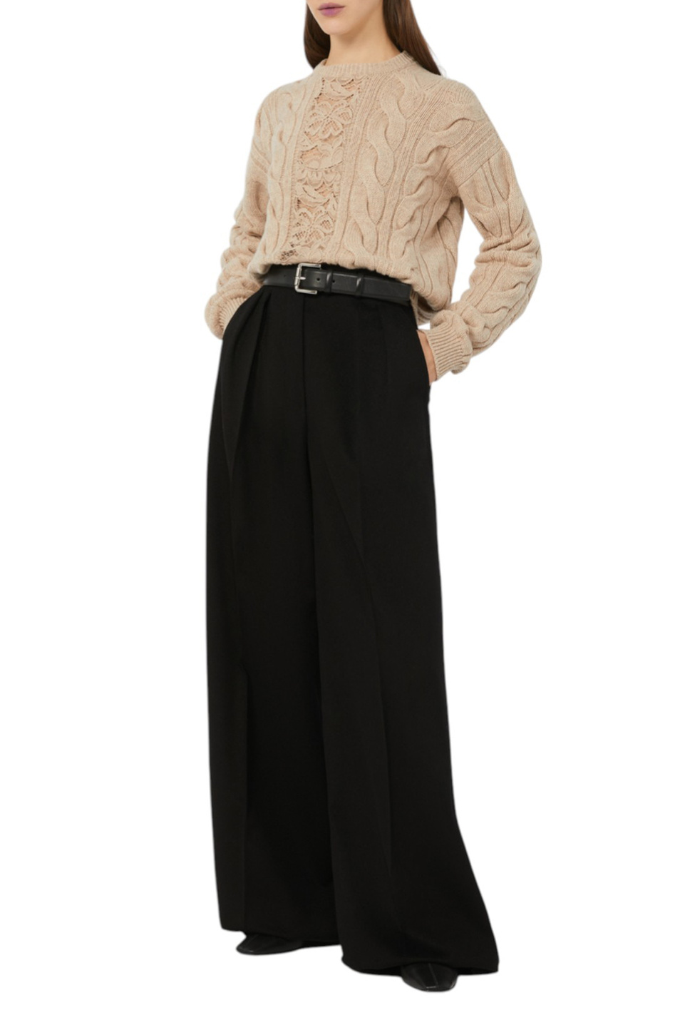 Женский Max Mara Джемпер NOSTOC из шерсти и кашемира (цвет ), артикул 2521366052 | Фото 2