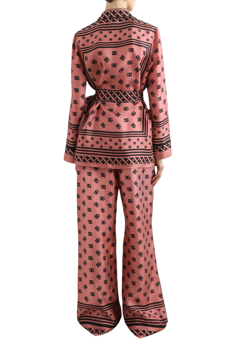 Женский Dolce & Gabbana Брюки из шелка (цвет ), артикул FTAMPT-GDCVJ | Фото 4