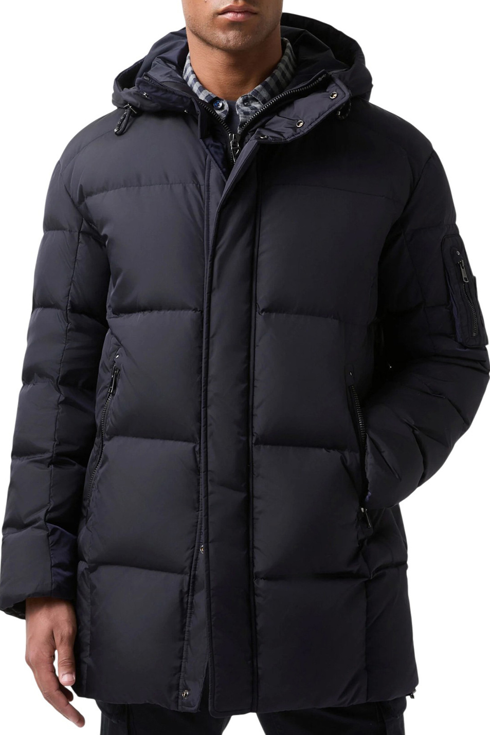 Куртка стеганая JONES-D2 с пуховым наполнителем|Основной цвет:Синий Мужской Bogner Куртка стеганая JONES-D2 с пуховым наполнителем (цвет ), артикул 38467593 | Фото 4