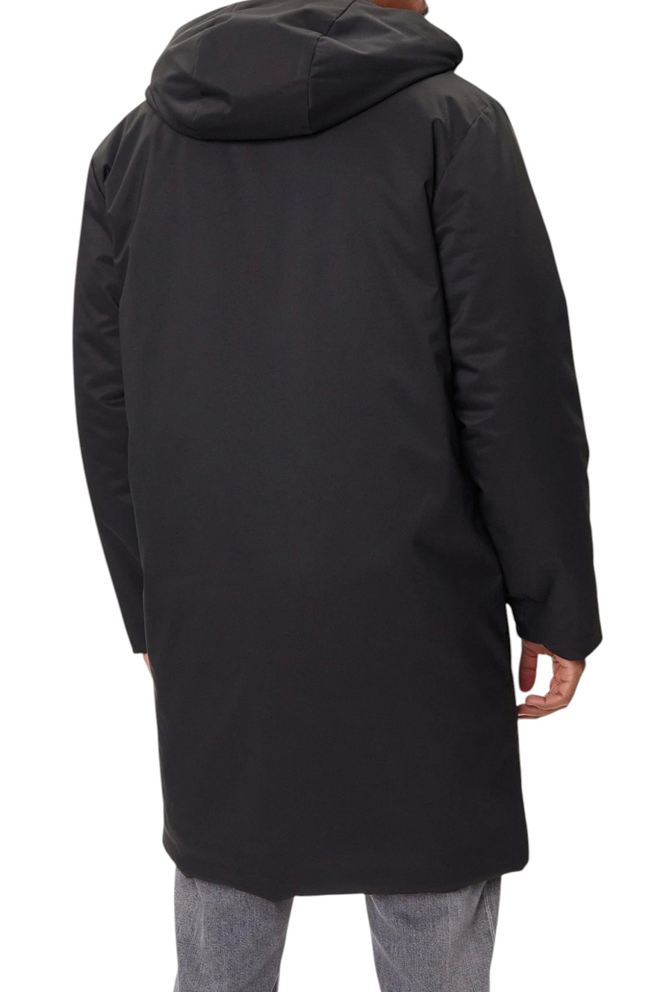 Мужской EA7 Полупальто однотонное (цвет ), артикул 7M000690-AF15952 | Фото 5