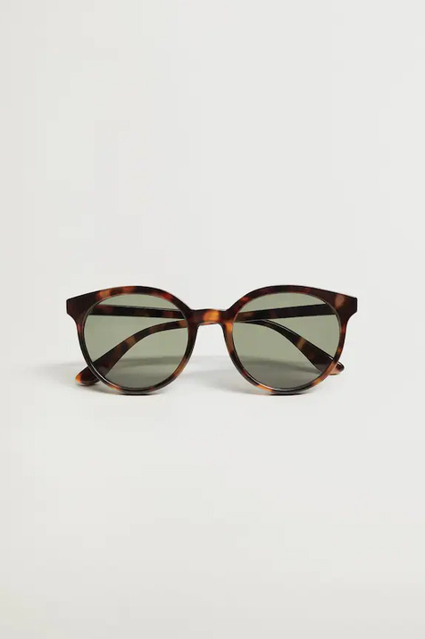 Mango Солнцезащитные очки с черепаховым принтом на оправе ( цвет), артикул 87071007 | Фото 2