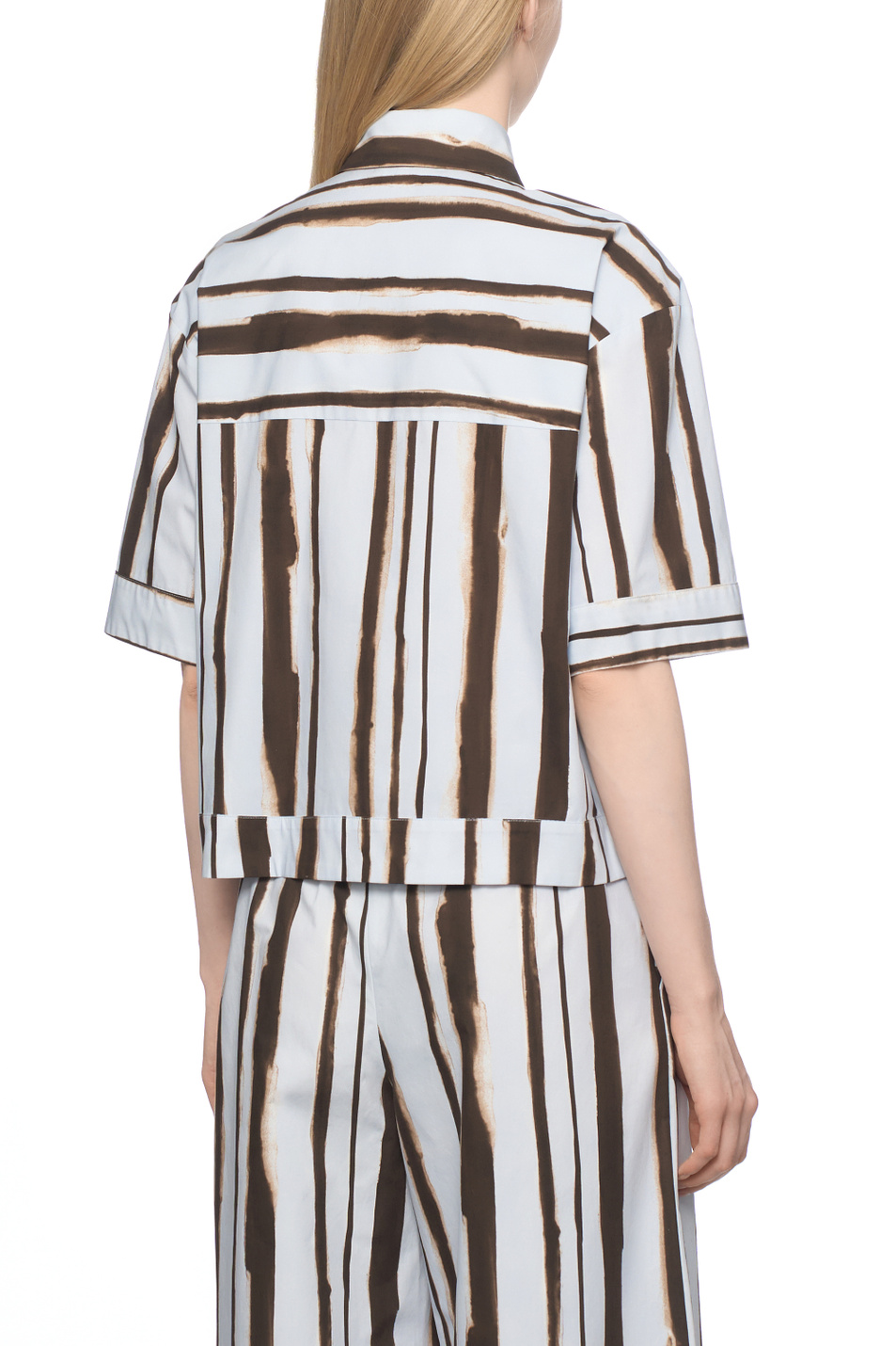 Женский Max Mara Рубашка PALLORE из хлопка (цвет ), артикул 2616111048 | Фото 5