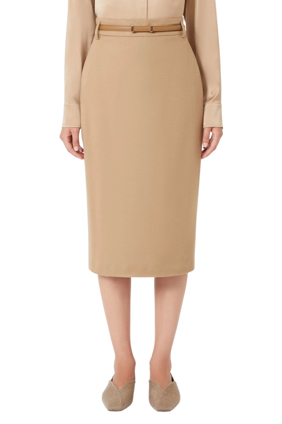 Женский Max Mara Юбка ALETE1234 из шерсти (цвет ), артикул 2526106082 | Фото 4