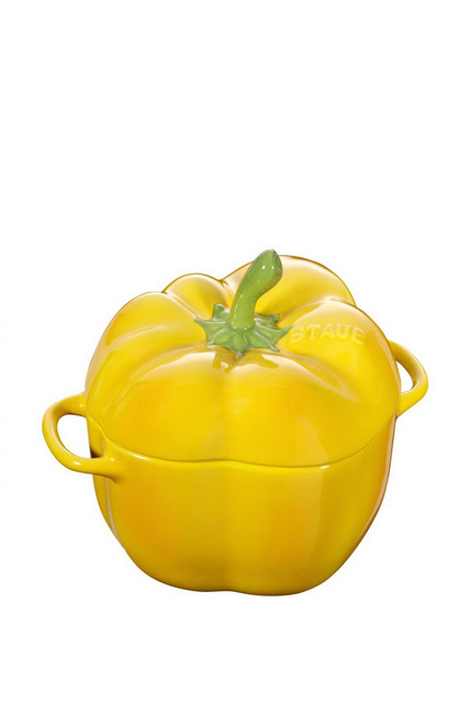Кокот керамический «Перец» 12 см|Основной цвет:Желтый|Артикул:40500-324 | Фото 1