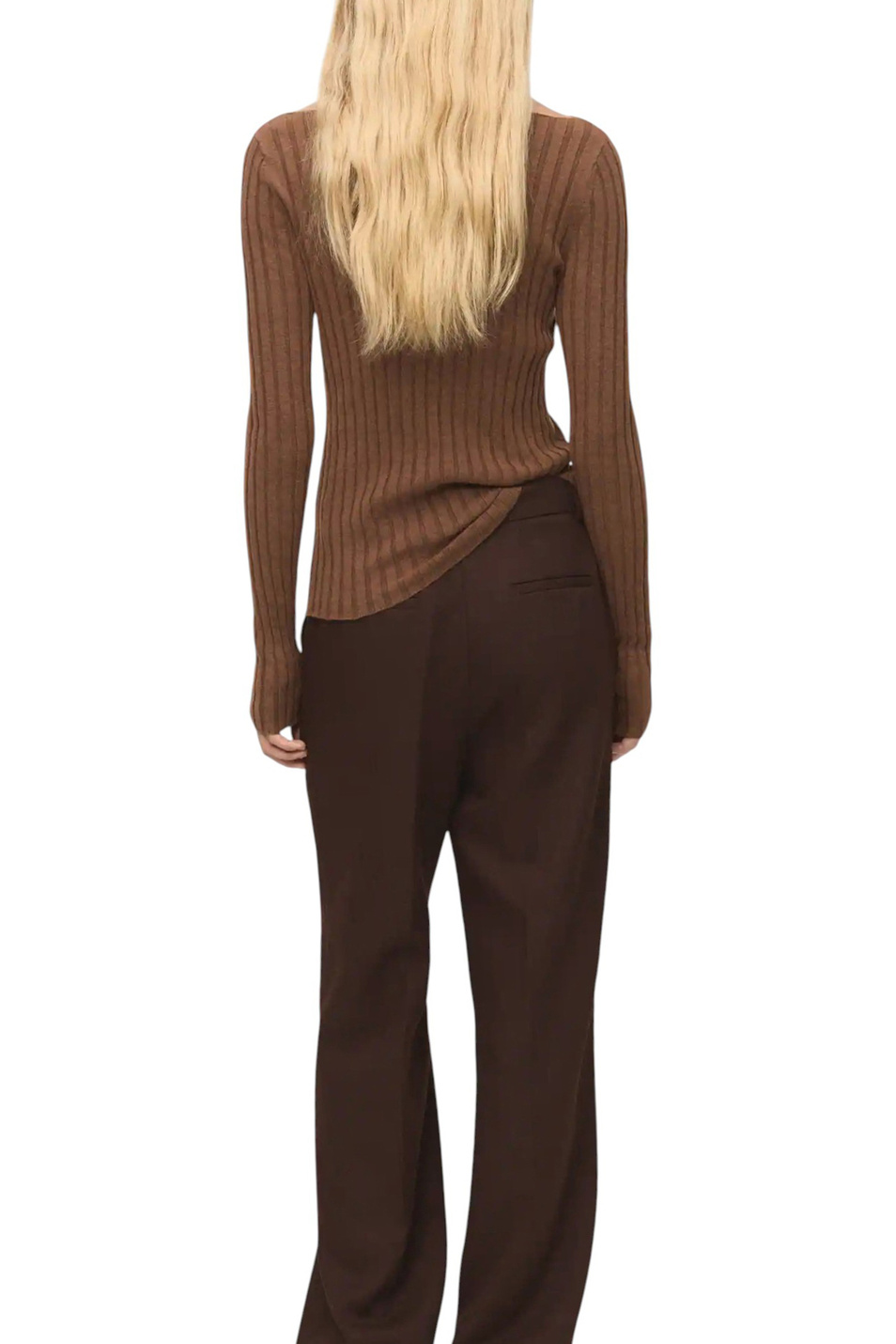 Женский Mango Джемпер FLURRY однотонный (цвет ), артикул 17005815 | Фото 4