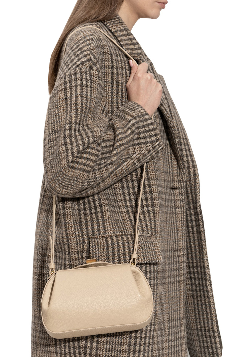 Сумка OYSTER CLUTCH MINI|Основной цвет:Бежевый Женский Yuzefi Сумка OYSTER CLUTCH MINI (цвет ), артикул YUZRS26-HB-MOYC-L066 | Фото 4