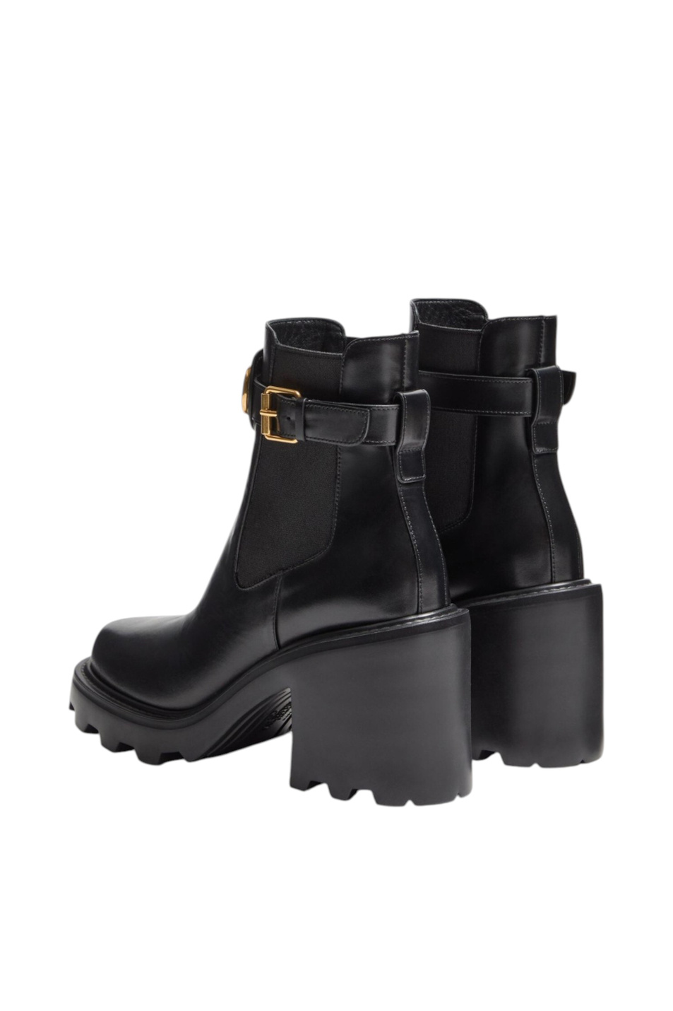 Ботильоны VLogo Signature из натуральной кожи|Основной цвет:Черный Женский Valentino Ботильоны VLogo Signature из натуральной кожи (цвет ), артикул 9W2S0KY9BEK | Фото 3