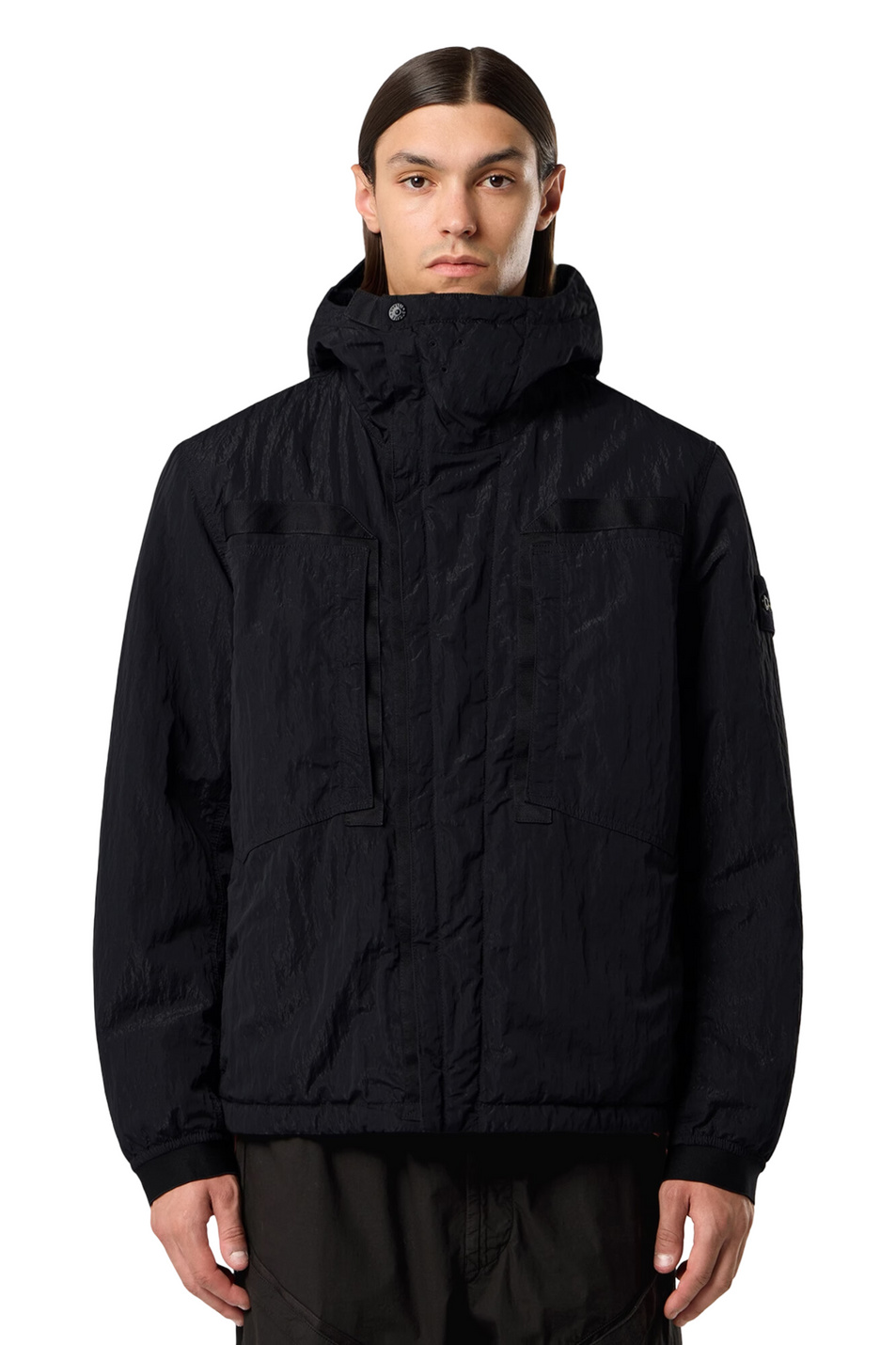 Мужской Stone Island Куртка с капюшоном и водоотталкивающей отделкой (цвет ), артикул L2S15Q100007-S0405 | Фото 4