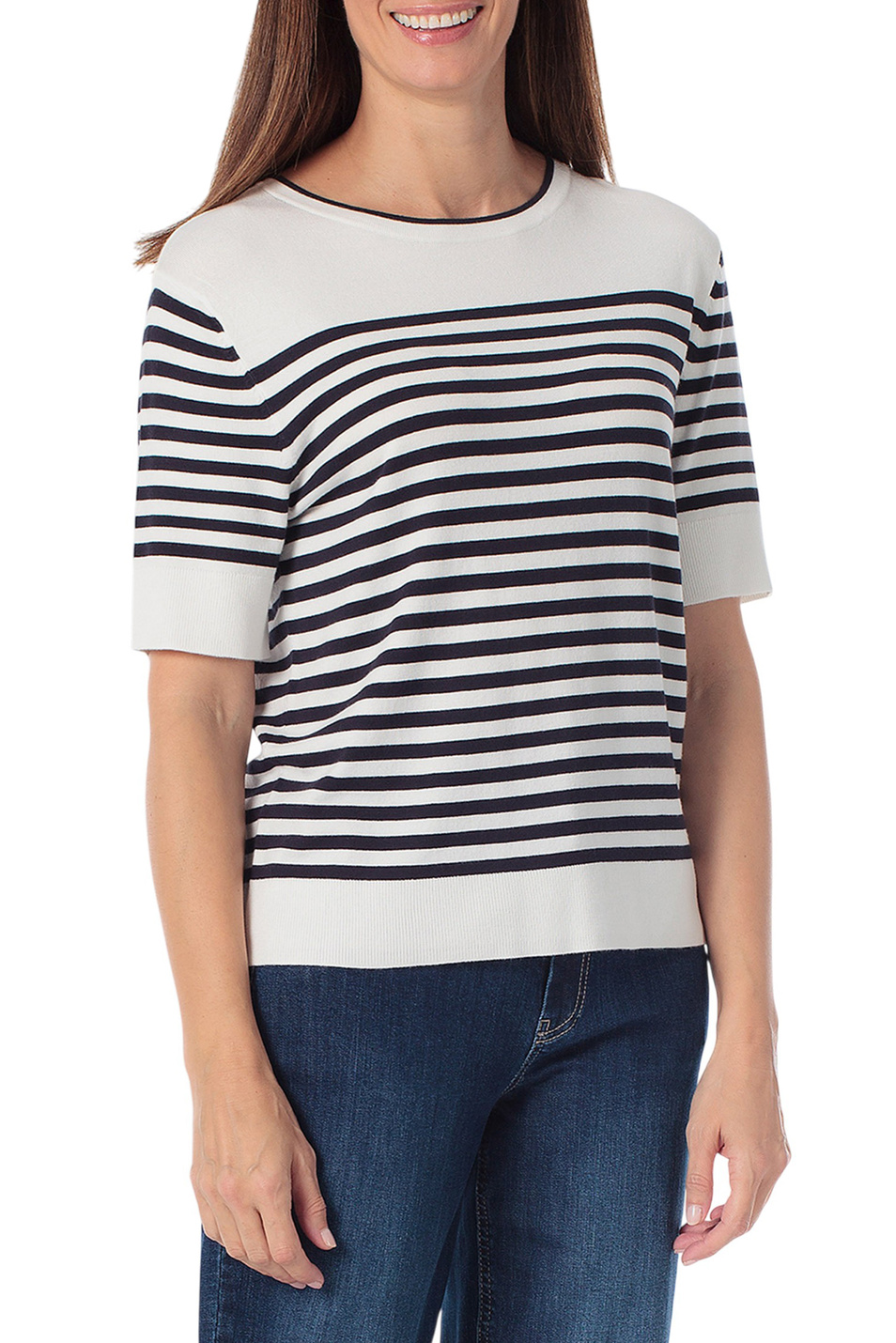 Женский Gerry Weber Джемпер в полоску (цвет ), артикул N66304 | Фото 4